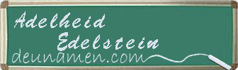 Adelheid Edelstein Visitenkarte
